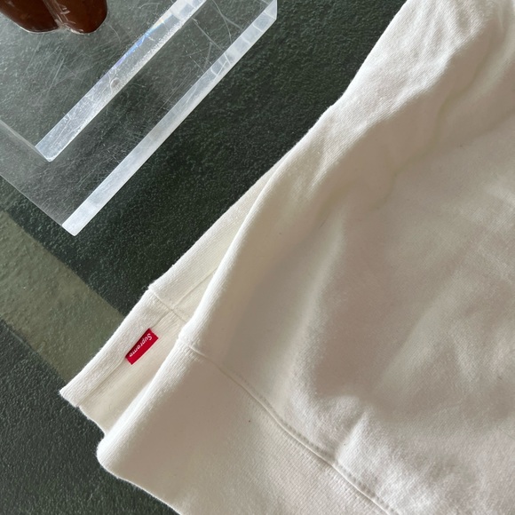 Supreme x Antihero Hoodie size medium - atmosphere urine WHITE color hoodie - Picture 5 of 8